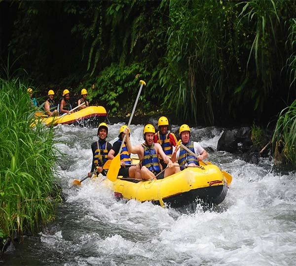 6 Most Popular white water rafting in Bali